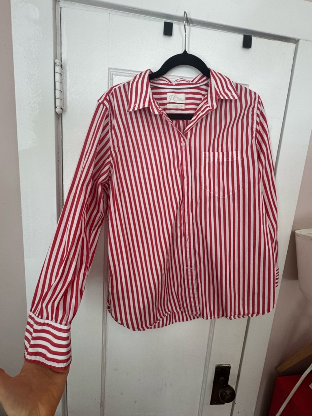 J Crew classic French style 100% cotton button down shirt Sézane inspired